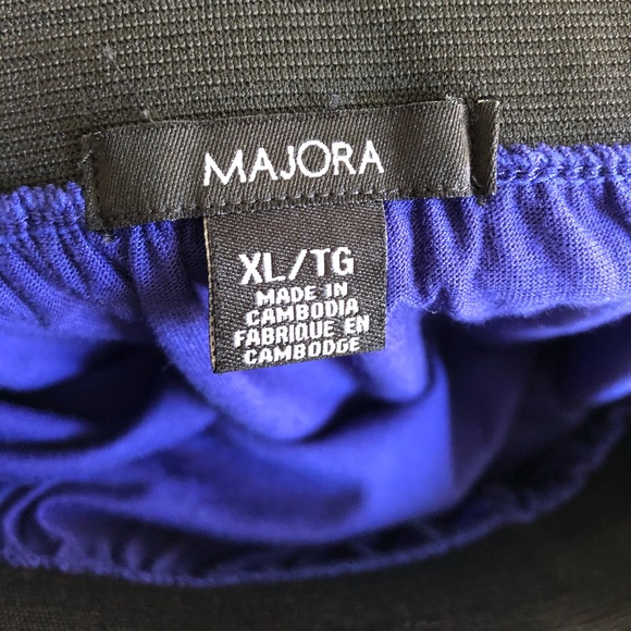 Flowy Royal Blue Skirt - Picture 5 of 5